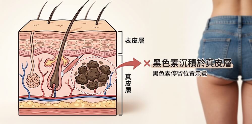黑色素真皮層